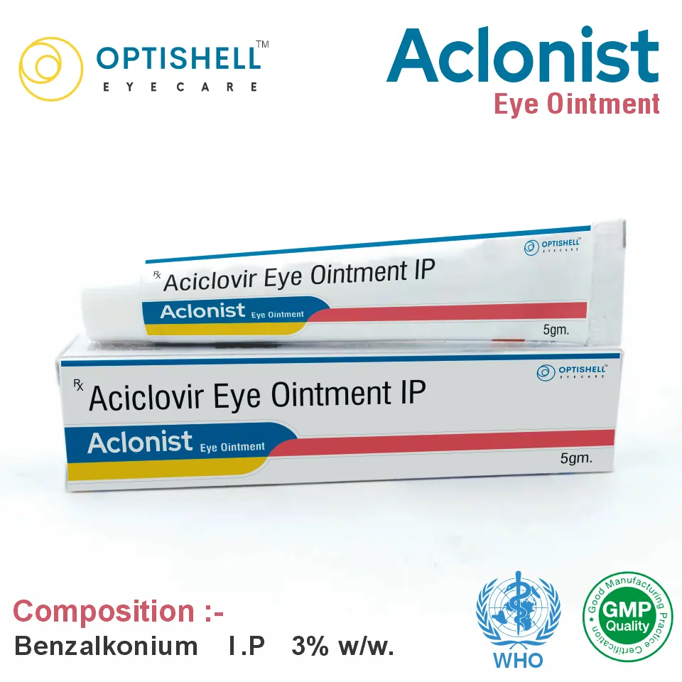 Aciclovir 3% eye ointment tube